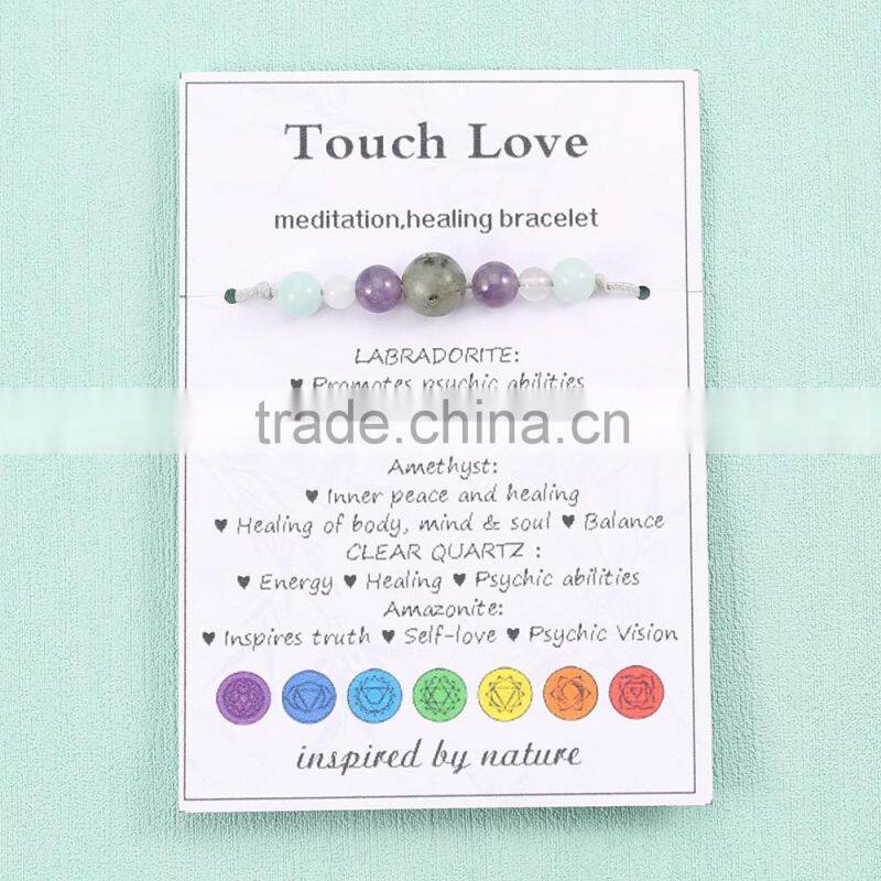 wholesale hand made bracelet fashion Stone bracelet