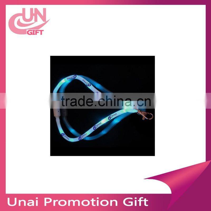 LED Flashing light up Lanyard with Laser LOGO