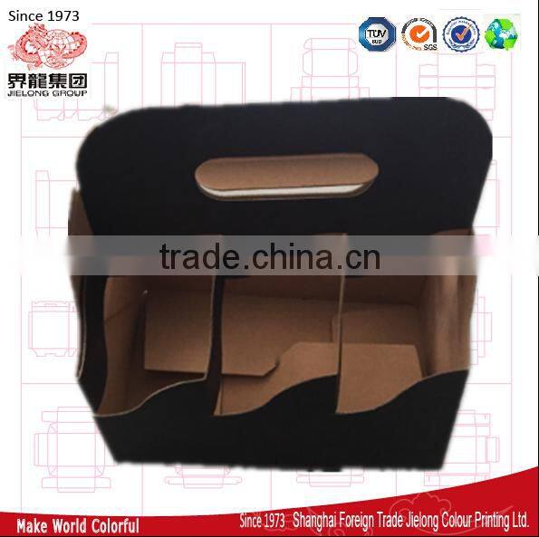 40 years' experiences to produce custom printed cardboard 6 pack bottle carriers