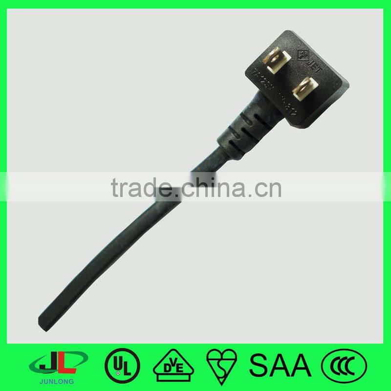 PSE-JET approval electrical plug for Japan with 2 cores cable