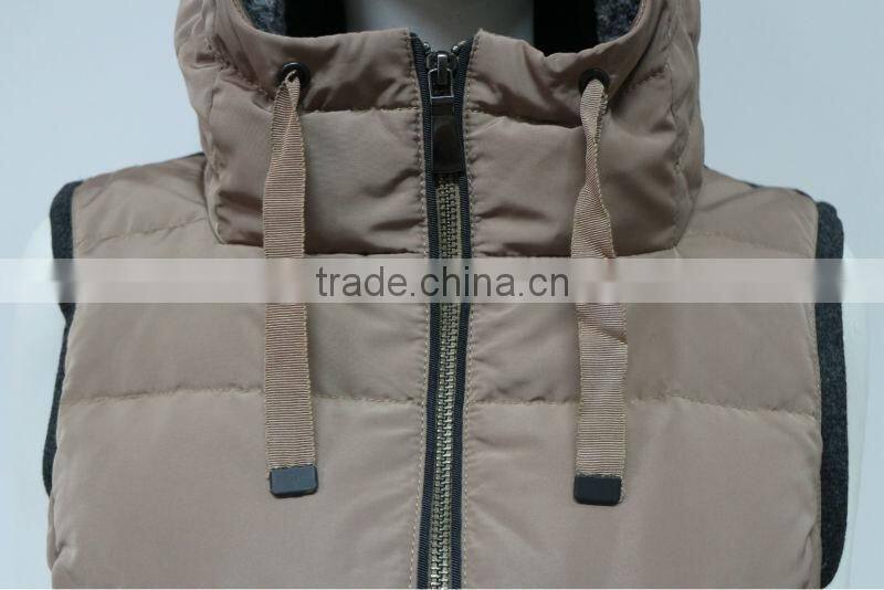 Lady's Fashion Down Vest Jacket OEM Service Women Winter Outdoor Vest