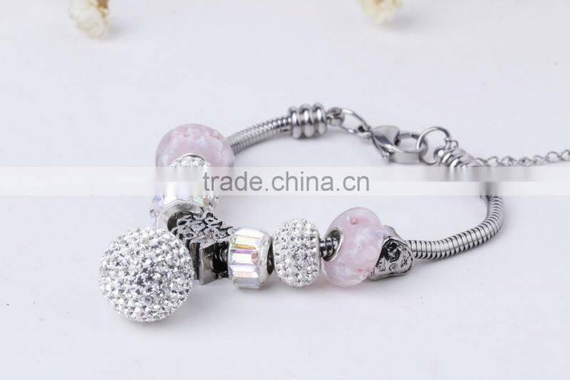 Wholesales Glass Bead Bracelet Patterns, Charm Bracelets, Essential Oil Aromatherapy Jewelry