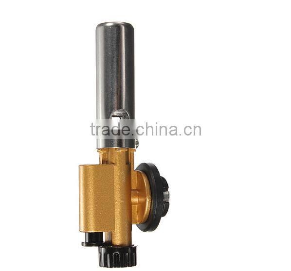 Electronic Ignition Copper Flame Butane Gas Burner Gun Maker Torch Lighter For Outdoor Camping Picnic Cooking Welding Equipment