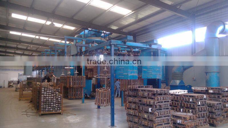 Q38 chain shot blast machine/rust stain remover/shot blasting machine for cleaning anchor chain/rust remover machine/