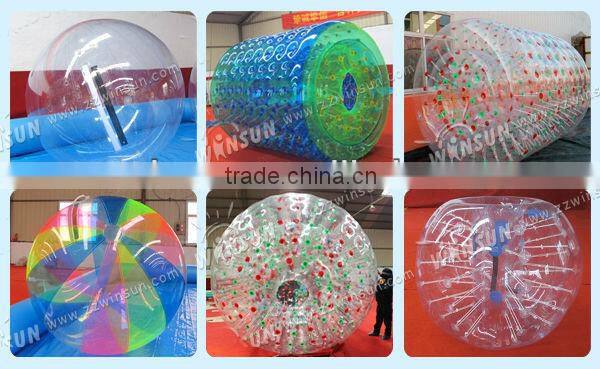 EN71 D=2m water absorbing polymer balls with Germany Tizip zipper