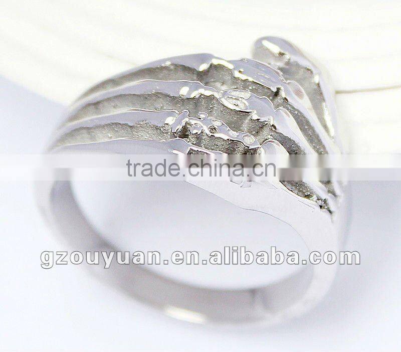 New Popular Sell 316 L Stainless Steel Cross Ring