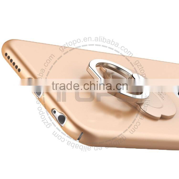 Monkey finger ring bracket originality desgin for iphone 6 6s plus Anti falling PC phone case