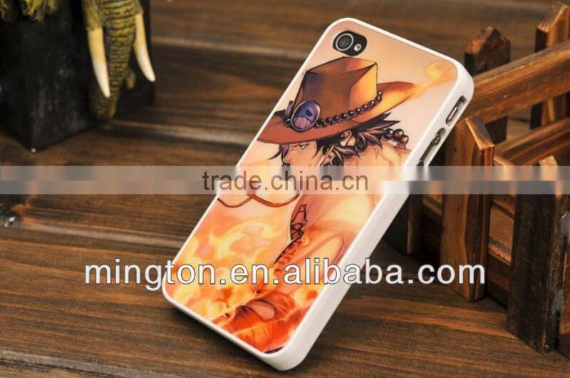 Plastic phone case for iphone 5s /case with 3d flip effect
