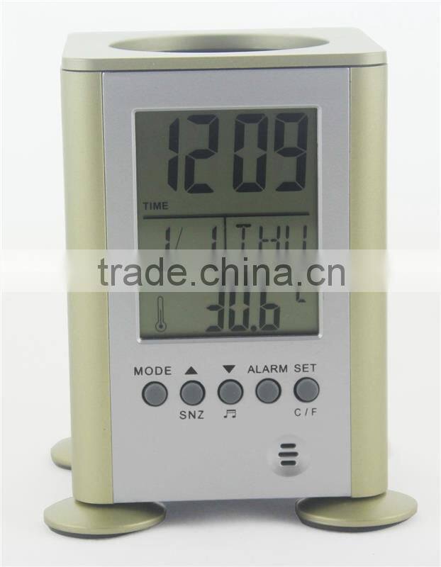 Pen holders timing clock