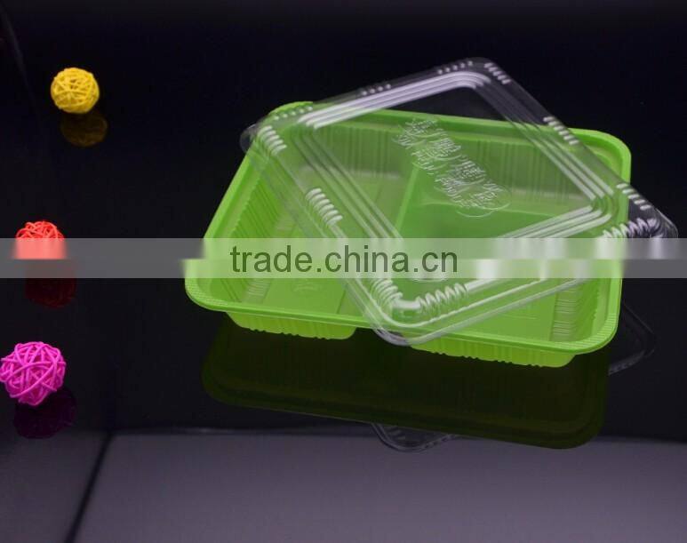 high quality disposable plastic lunch box food container factory price