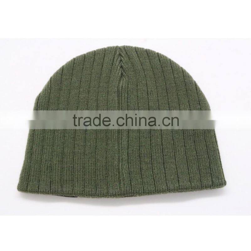 Good quality blank knitted caps winter beanie hats