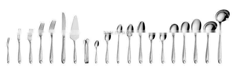 Middle and top grade stainless steel dinnerware set