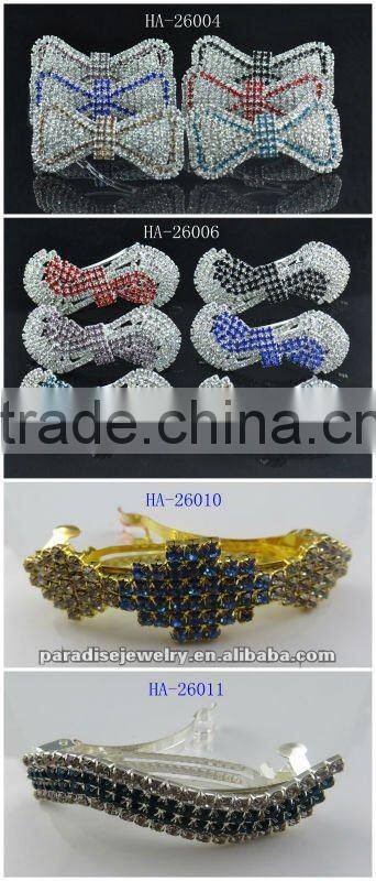 Best seller crystal rhinestone Barrette