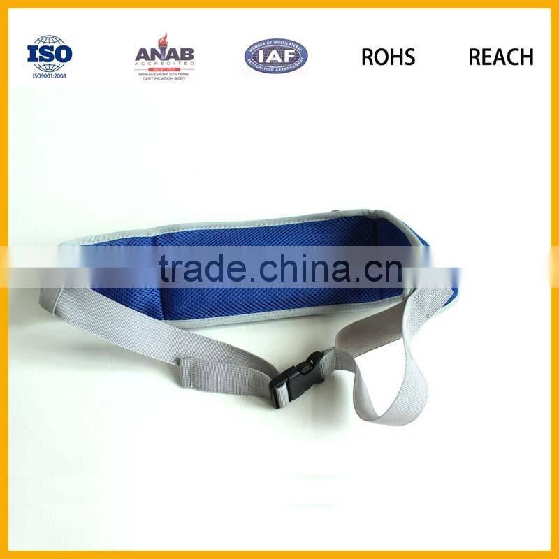 Sport running waist belt band with PVC pouches