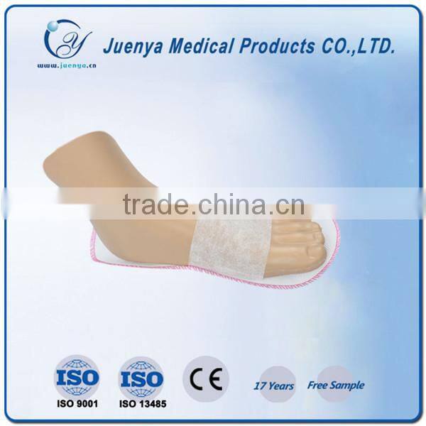 Nonwoven open front slippers