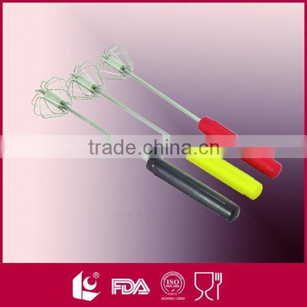 2016 hot selling kitchen helper non-stick coating wire dough whisk