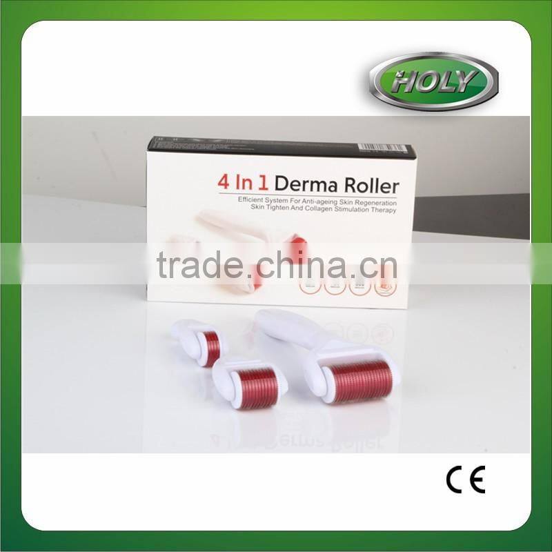 Best Factory Supply Skin Care 4 In 1 Derma Roller For Anti Aging