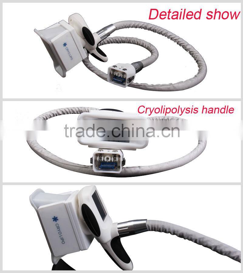 Cavitation +RF+Lipo Laser+ Cryolipolysis / Slim Freeze Belt Cryosunction Freezing Machine