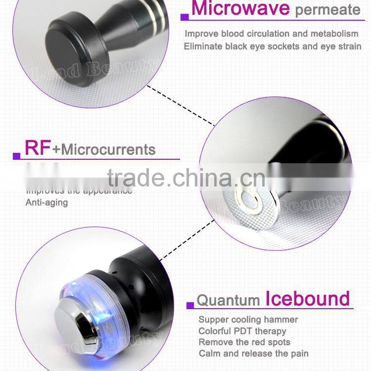 professional derma pen radio frequency microcurrents face lift beauty machine
