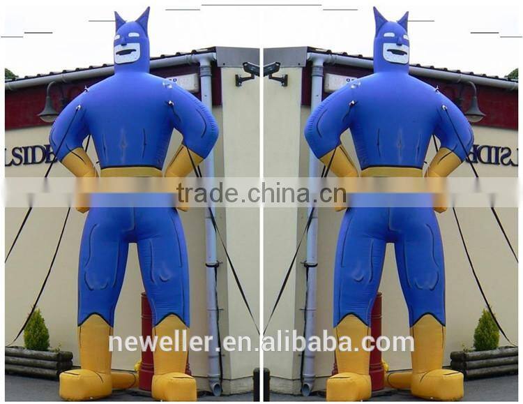 Lower price inflatable dinosaur cartoon with LED