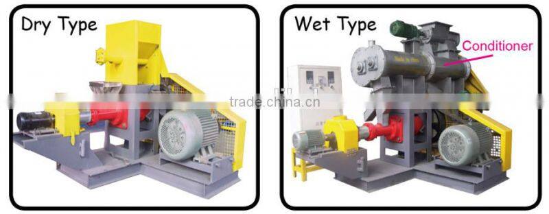 AZEUS fish food pellet usage sinking & floating fish feed extruder machine with CE