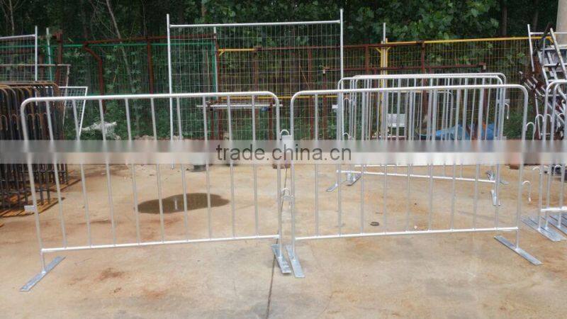 discount hot dipped galvanized after welding tube frame crowd control barrier road barrier steel barrier