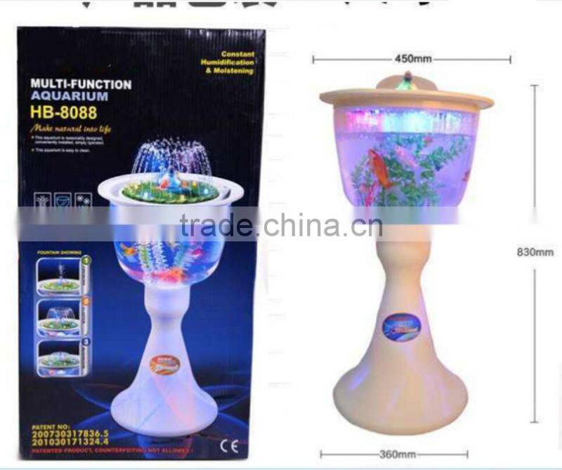 magic water fountain fish tank
