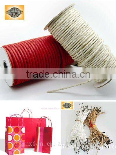 Powerful twisted handlepaper cord for bag handling/Craft Packing Rope