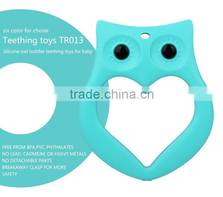 China Export Factory BPA free child safty chewalble funny baby teether
