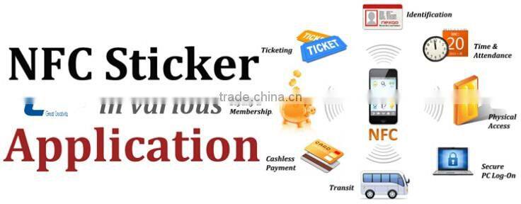 Passive NFC RFID Tag Customized Epoxy NFC Key Fob Passive Plastic Rfid Key Tag 180 Bytes Memory