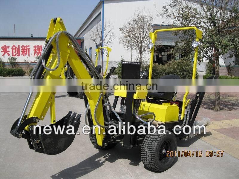 farm machinery mini backhoe towable backhoe