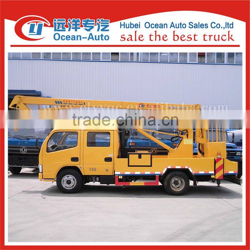 16m Dongfeng small chassis euro 3 high-altitude operation truck