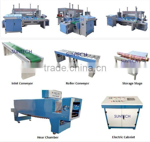 SUNTECH fabric roll heat sealing and packing machine