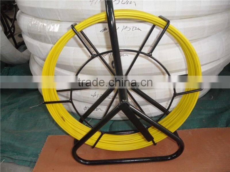 11mm Fiberglass duct rodder, 12mm cable rod FRP conduit snake rodder, 13mm cable rodder