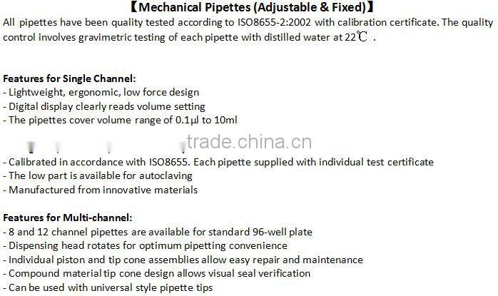 A&E Lab New Designed Single/Eight/Twelve Channels Electronic Pipette
