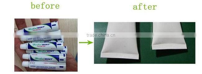 Easy operation cosmetic plastic tube sealing machine with date printing function