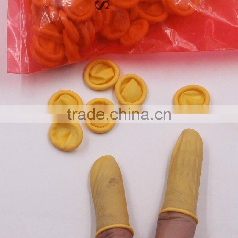 Static finger cot latex finger glove for repairing cellphone