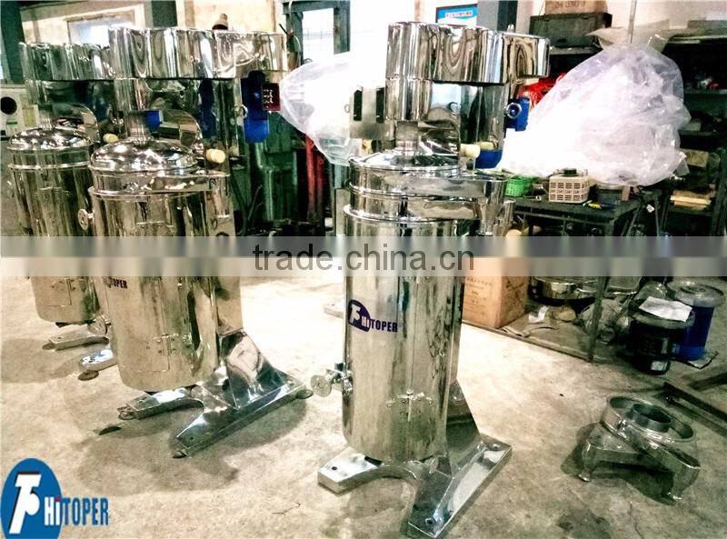 Tubular bowl centrifuge used for oil water separation in coconut oil mill