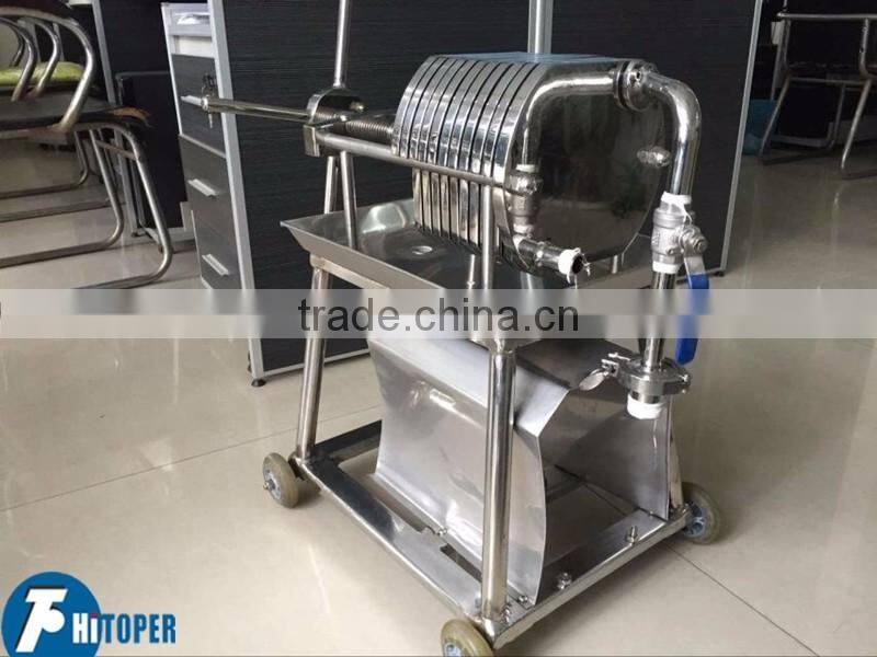 Stainless steel material food separation machine of best selling,small plate-frame press filter