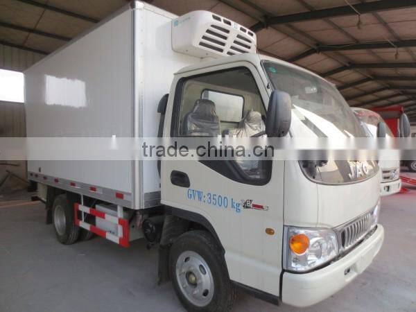 109 hp 4*2 JAC Small Refrigerated Truck 5 ton