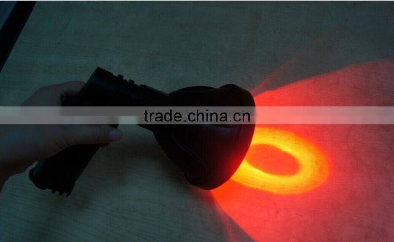 handheld spotlight Red & white lights in one bulb gz handheld sportlight