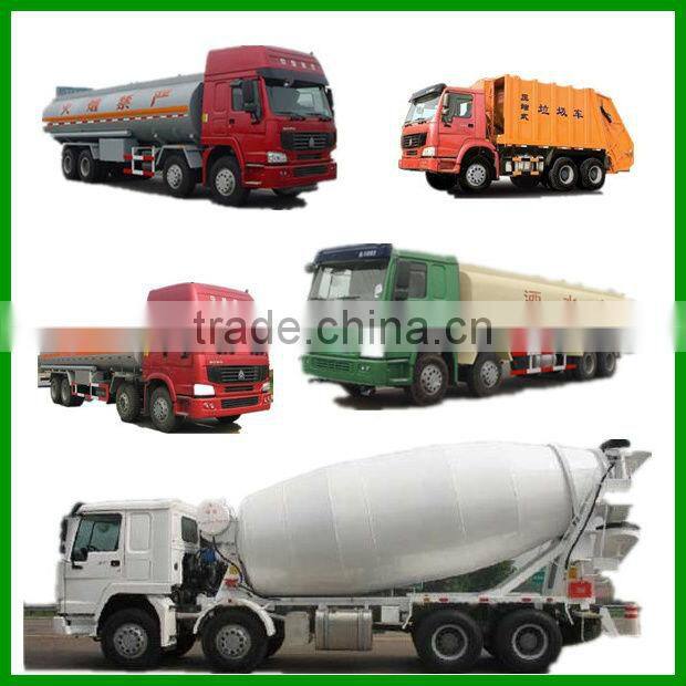 9m3 Howo rear double axle concrete mixer trucks