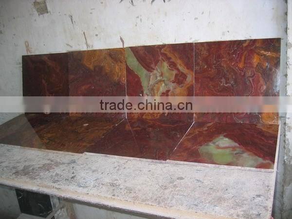 Bottom Price Multi Red Onyx Tiles