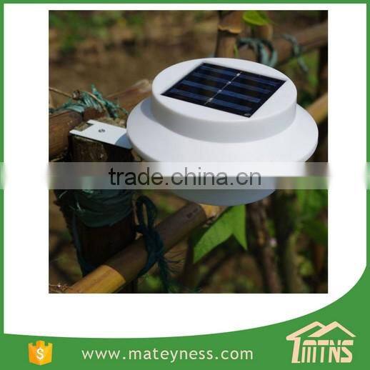 Outdoor Solar Powered LED Wall Path Garden Gutter Solar Fence Light