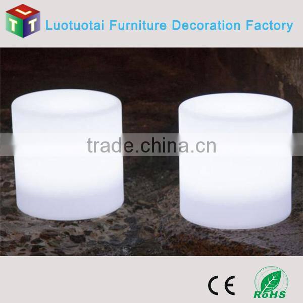 Luminous furniture led round stool /round plastic stool
