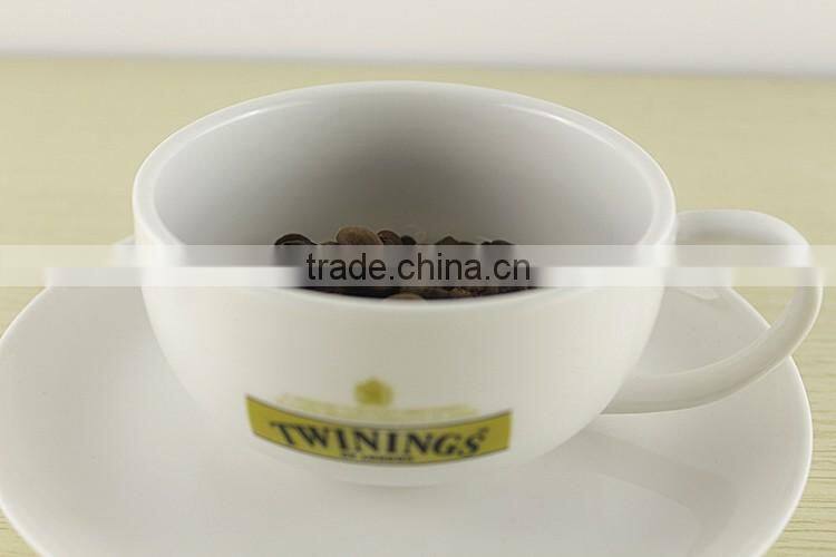 2017 trending products custom logo white porcelain coffee sets