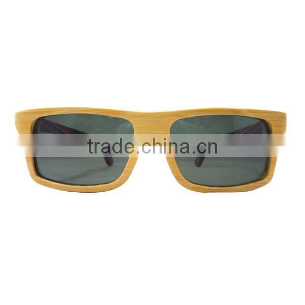 Real bamboo rainbow wood sunglasses fashion glasses wholesale