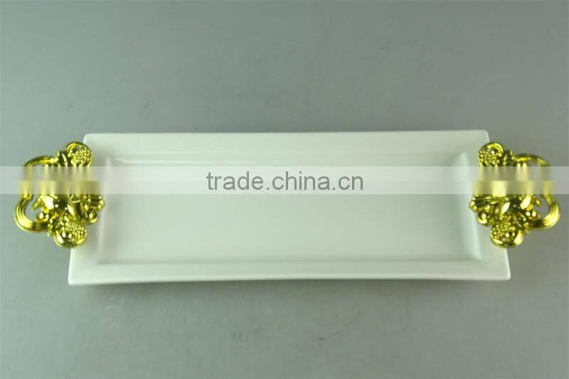 Low Price High Quality White Ceramic Dinner Plate For Wholesale