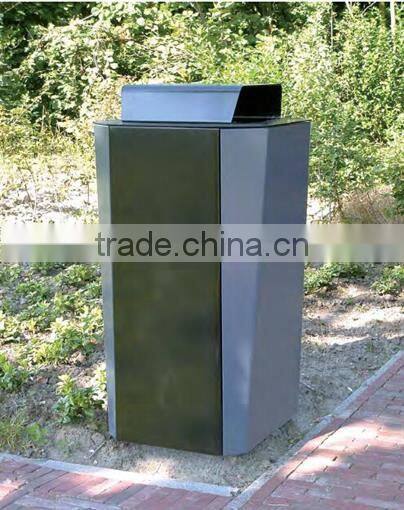 Arlau Outdoor metal steel garbage bin