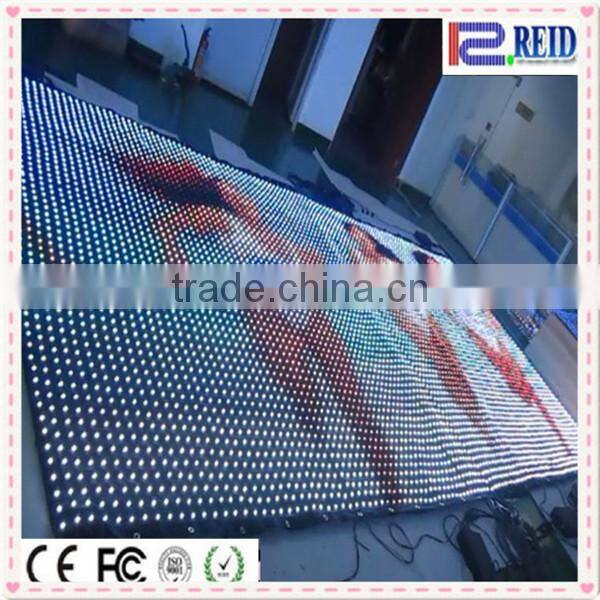 2017 CE RoHS LED curtain decoration sex free xxx video screen with china